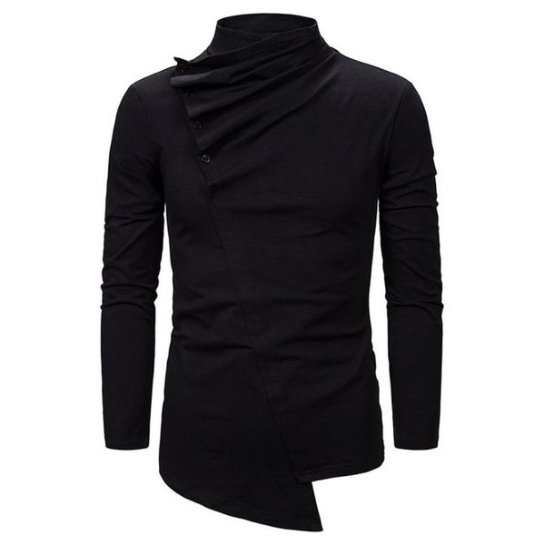 ebaihui 2021 autumn man shirts dark series men039s fashion pile collar oblique button design irregular cut slim longsleeved s7186567, White;black
ebaihui 2021 autumn man shirts dark series men039s fashion pile collar oblique button design irregular cut slim longsleeved s7186567, White;black