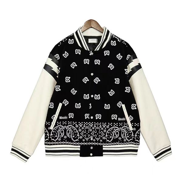 rhude jacket designer jacket varsity jacket lovers baseball uniform winter casual coat print fashion tide coat sweatshirt, Black;brown
rhude jacket designer jacket varsity jacket lovers baseball uniform winter casual coat print fashion tide coat sweatshirt, Black;brown