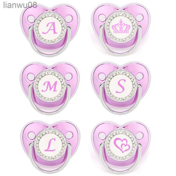pacifiers# metallic purple pacifier with cover bpa silicone pacifier name initial letter dummy teether baby shower gifts for babies x0804
pacifiers# metallic purple pacifier with cover bpa silicone pacifier name initial letter dummy teether baby shower gifts for babies x0804