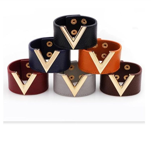 women039s leather vshaped bracelet wild wide leather bangle fashion europe and america leather bracelet popular jewelry charm 3501987, Black
women039s leather vshaped bracelet wild wide leather bangle fashion europe and america leather bracelet popular jewelry charm 3501987, Black