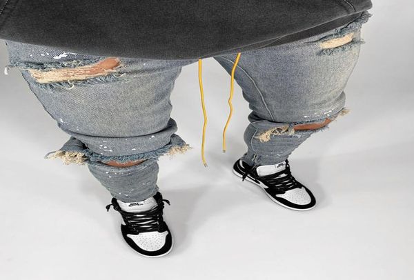 ripped jeans men skinny fit spring summer knee broken holes hip hop peicils pants streetwear distressed painted zippers desinger c5692757, Blue
ripped jeans men skinny fit spring summer knee broken holes hip hop peicils pants streetwear distressed painted zippers desinger c5692757, Blue