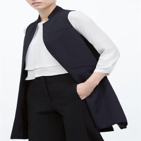 women039s spring autumn outwear long blazer vests office ladies notched blazer waistcoats5077169, Black;white
women039s spring autumn outwear long blazer vests office ladies notched blazer waistcoats5077169, Black;white