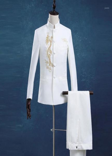 men039s suits blazers whole 2021 male fashion stand collar business casual tuxedos chinese dragon white slim tunic blaze4611523, White;black
men039s suits blazers whole 2021 male fashion stand collar business casual tuxedos chinese dragon white slim tunic blaze4611523, White;black