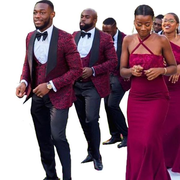 wedding tuxedos one button men suits groomsmen shawl lapel groom tuxedos wedding/prom man blazer jacket pants vest tie w1251111122, Black;gray
wedding tuxedos one button men suits groomsmen shawl lapel groom tuxedos wedding/prom man blazer jacket pants vest tie w1251111122, Black;gray