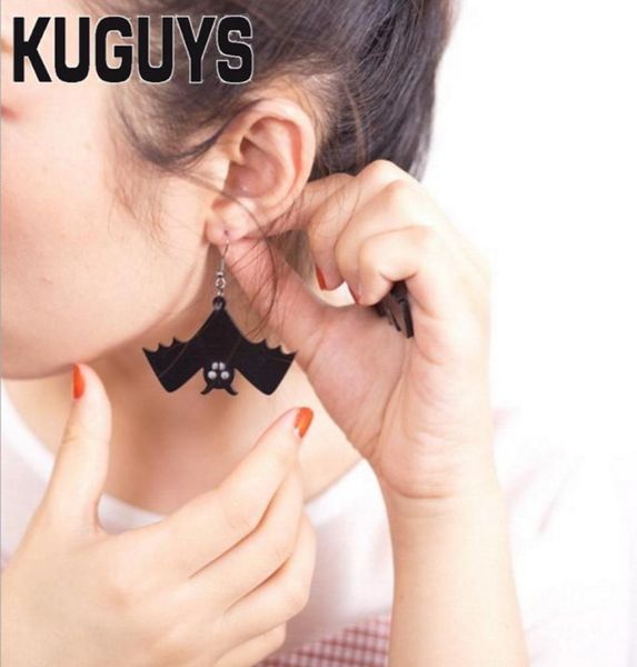 kuguys fashion acrylic jewelry custom women acryl black bat drop earrings punk jewelrys large dangle earring for womens halloween 3650023, Silver
kuguys fashion acrylic jewelry custom women acryl black bat drop earrings punk jewelrys large dangle earring for womens halloween 3650023, Silver