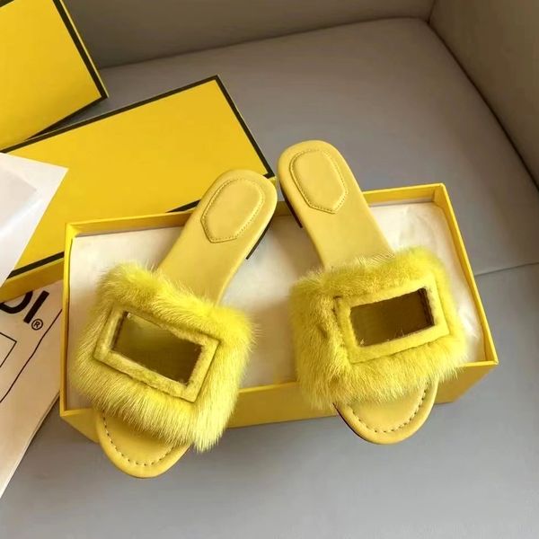 4 colors fen signature sandal fluffy slides designer fashion mink hair casual shoe open toe flat woman slipper travel slide fur leather slip, Black
4 colors fen signature sandal fluffy slides designer fashion mink hair casual shoe open toe flat woman slipper travel slide fur leather slip, Black