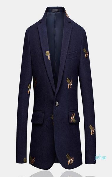 fashion mens one button blazer bee embroidery wedding smart casual slim fit jacket big size 6xl navy blue clothes ma5280829, White;black
fashion mens one button blazer bee embroidery wedding smart casual slim fit jacket big size 6xl navy blue clothes ma5280829, White;black