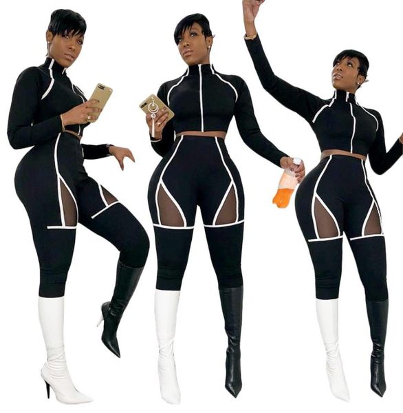 striped patchwork 2 piece pants women outfits black unique high neck long sleeve crop high waist skinny pants suits9922233, White
striped patchwork 2 piece pants women outfits black unique high neck long sleeve crop high waist skinny pants suits9922233, White