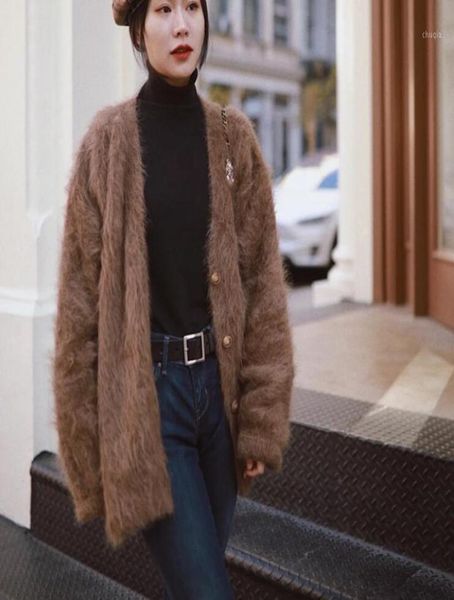 women039s knits tees 2022 woman alpaca biella cardigan vneck front buttons drop shoulder long sleeves oversized knitwear2276810, White
women039s knits tees 2022 woman alpaca biella cardigan vneck front buttons drop shoulder long sleeves oversized knitwear2276810, White