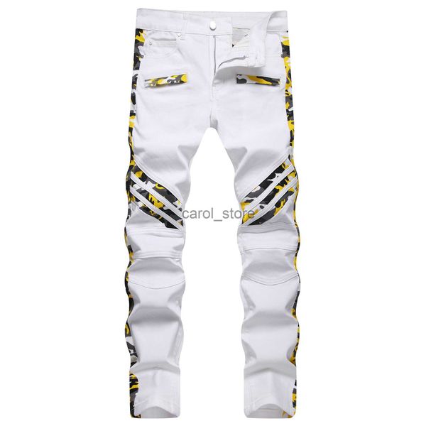 men's pants men's swimwear autumn winter 2022 white camouflage patchwork jeans mid-waist slim stretch hip hop pants street casual, Black
men's pants men's swimwear autumn winter 2022 white camouflage patchwork jeans mid-waist slim stretch hip hop pants street casual, Black