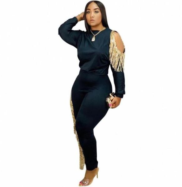 spring autumn women 039s set tracksuit o neck full sleeve pants suit tassel two piece set casual night club outfits size s7310442, Gray
spring autumn women 039s set tracksuit o neck full sleeve pants suit tassel two piece set casual night club outfits size s7310442, Gray