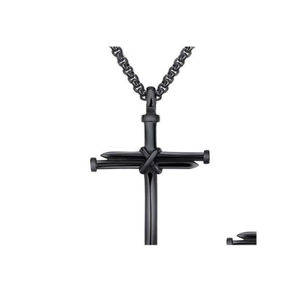 pendant necklaces mens jewelry stainless steel nail and rope cross pendant necklace drop delivery necklaces pendants dhjat2334707, Silver
pendant necklaces mens jewelry stainless steel nail and rope cross pendant necklace drop delivery necklaces pendants dhjat2334707, Silver