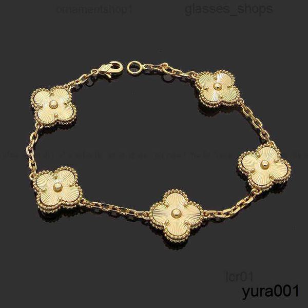 charm designer link chain bracelet four-leaf cleef clover womens fashion 18k gold bracelets jewelry u6 16xw9, Golden;silver
charm designer link chain bracelet four-leaf cleef clover womens fashion 18k gold bracelets jewelry u6 16xw9, Golden;silver