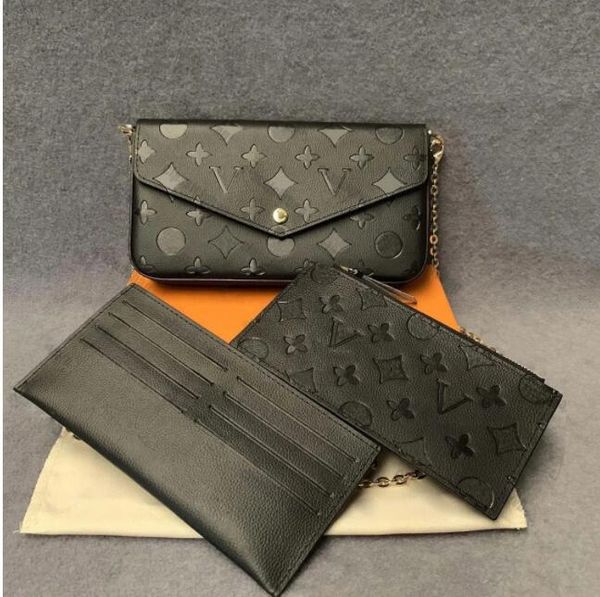 high qulity 3 pcs set designers bags women embossing leather handbags womens messenger chain shoulder bag clutch crossbody purse crossbody b
high qulity 3 pcs set designers bags women embossing leather handbags womens messenger chain shoulder bag clutch crossbody purse crossbody b