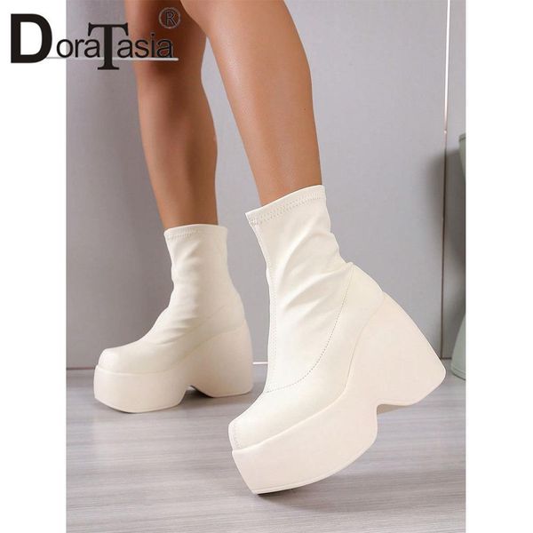 boots brand design ladies platform boots fashion solid wedges high heels women's boots casual party street thick bottom woman shoes 230, Black
boots brand design ladies platform boots fashion solid wedges high heels women's boots casual party street thick bottom woman shoes 230, Black