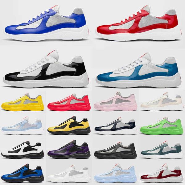 2023 platform designer brand americas cup casual shoes pradas pradaa sneakers luxury patent leather black white soft rubber low outdoor trai
2023 platform designer brand americas cup casual shoes pradas pradaa sneakers luxury patent leather black white soft rubber low outdoor trai