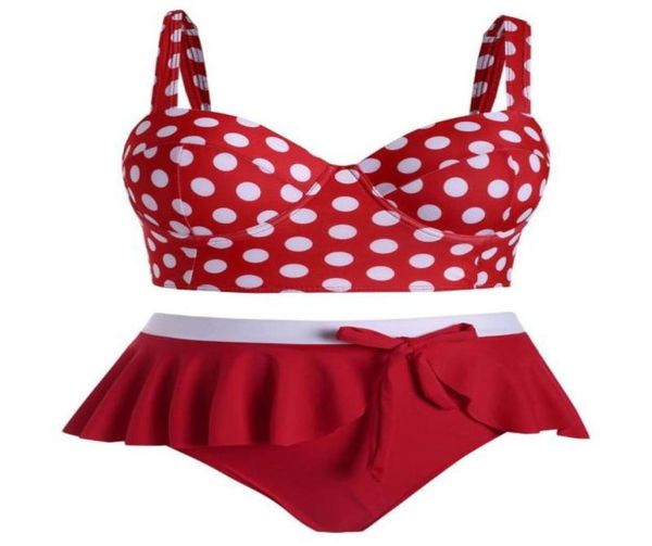 plus size polka dot women bikinis set underwire flounced tankini swimwear redgreen bowknits 3xl5xl casual beach bathing suits wo299996241, White;black
plus size polka dot women bikinis set underwire flounced tankini swimwear redgreen bowknits 3xl5xl casual beach bathing suits wo299996241, White;black
