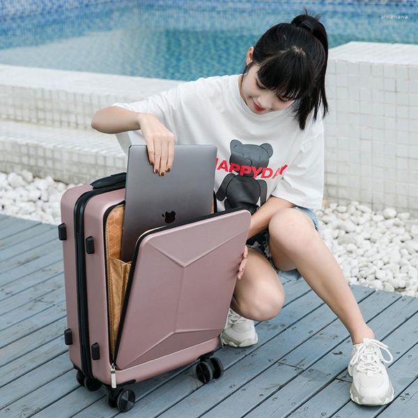 suitcases business luggage front opening computer boarding suitcase for men and women fashion 20/24 inch trolley travel mute password lock
suitcases business luggage front opening computer boarding suitcase for men and women fashion 20/24 inch trolley travel mute password lock