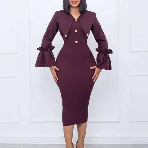 womens clothing fashion temperament long sleeve dress, Black;gray
