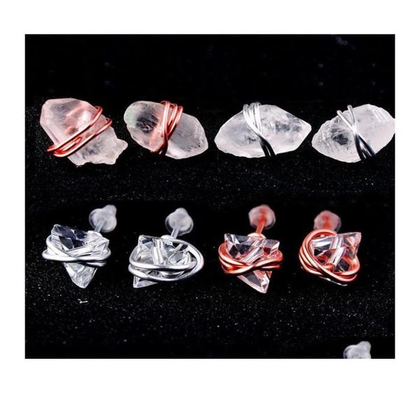 stud earring jewelry healing crystals quartz sier gold point women girls natural stone handmade earrings drop delivery otjao9359627, Golden;silver
stud earring jewelry healing crystals quartz sier gold point women girls natural stone handmade earrings drop delivery otjao9359627, Golden;silver