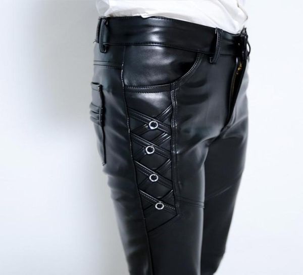 2020 young men with thick leather pants cultivate one039s morality foot trousers fashion pu leather pants7972542, Black
2020 young men with thick leather pants cultivate one039s morality foot trousers fashion pu leather pants7972542, Black