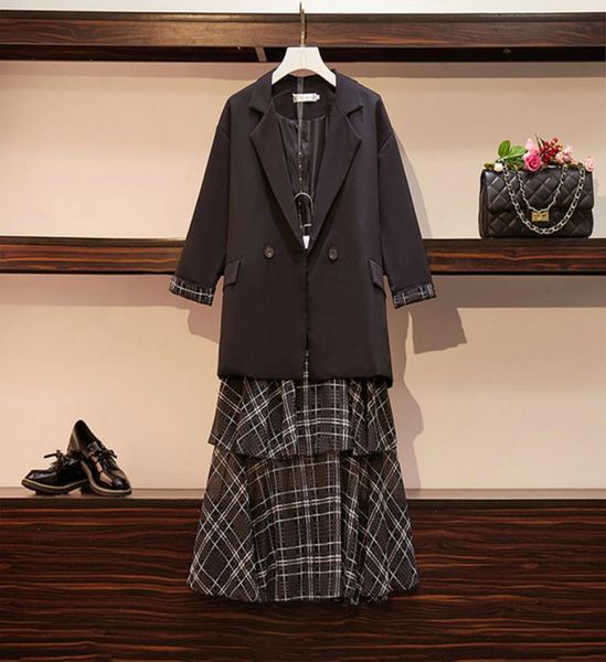 autumn large size 2 pieces sets woman elegant blazer coatplaid skirt suit fashion plus size woman suits big size 2 pcs sets9883360, White
autumn large size 2 pieces sets woman elegant blazer coatplaid skirt suit fashion plus size woman suits big size 2 pcs sets9883360, White
