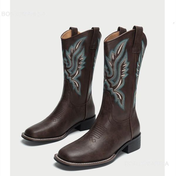 boots bonjomarisa cowboy boots women embroidery low heel slip on western boots vintage retro brown boots square toe shoes autumn 230803, Black
boots bonjomarisa cowboy boots women embroidery low heel slip on western boots vintage retro brown boots square toe shoes autumn 230803, Black