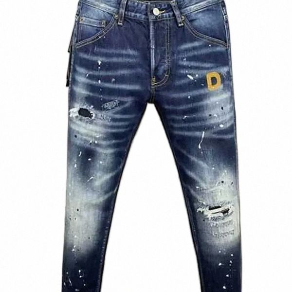 men's jeans pantalones para hombre vaqueros luxury brand designer d2 men denim dsquare embroidery pants fashion holes trousers mens clo, Blue
men's jeans pantalones para hombre vaqueros luxury brand designer d2 men denim dsquare embroidery pants fashion holes trousers mens clo, Blue