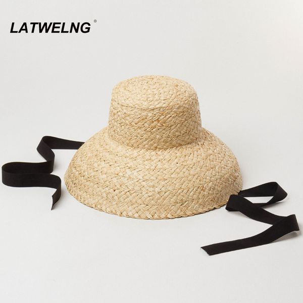 visors retro flat women raffia summer sun hats fashion handmade bandage beach hat wholesales1125 230804, Blue;gray
visors retro flat women raffia summer sun hats fashion handmade bandage beach hat wholesales1125 230804, Blue;gray