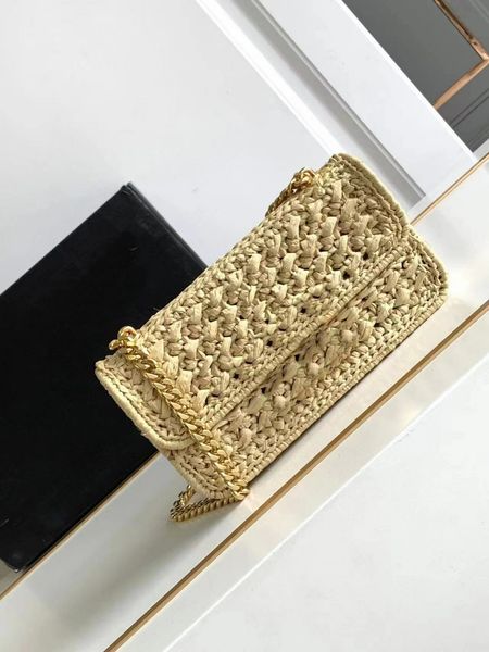 designer summer straw chain shoulder bags in raffia natural flap bags gold hardware heavy chains handbags triumphal arch buckle hasp baguett
designer summer straw chain shoulder bags in raffia natural flap bags gold hardware heavy chains handbags triumphal arch buckle hasp baguett