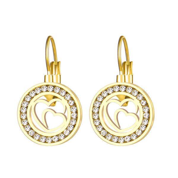 charm stainless steel earrings trend hollow stacked heart zircon crystal fashion charm earrings for women jewelry party gifts r230804, Golden
charm stainless steel earrings trend hollow stacked heart zircon crystal fashion charm earrings for women jewelry party gifts r230804, Golden