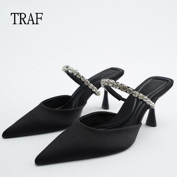dress shoes traf black slingback heels sandals woman spring summer heel pointe high pumps elegant ladies heeled 230803
dress shoes traf black slingback heels sandals woman spring summer heel pointe high pumps elegant ladies heeled 230803