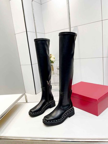 luxury brand womens rivet thigh-high boots winter knight motorcycle real leather long rainboots size 35-40, Black
luxury brand womens rivet thigh-high boots winter knight motorcycle real leather long rainboots size 35-40, Black