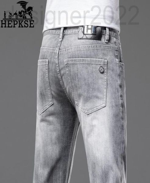 men039s jeans designer h fashion brand european jeans men039s spring and summer korean slim fit elastic leggings high grade 2705437, Blue
men039s jeans designer h fashion brand european jeans men039s spring and summer korean slim fit elastic leggings high grade 2705437, Blue