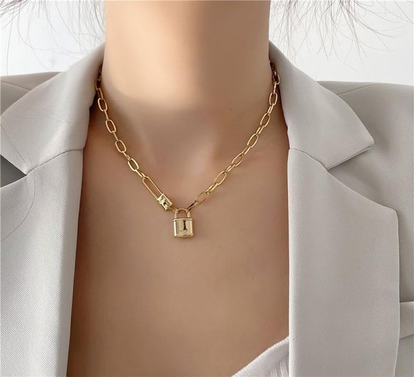 european and american fashion female necklace street retro hip hop high feeling pendant gold cold wind clavicle chain lock necklac6138125, Silver
european and american fashion female necklace street retro hip hop high feeling pendant gold cold wind clavicle chain lock necklac6138125, Silver