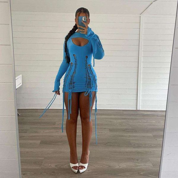 womens clothing ins autumn fashion long sleeves weaving hollowed out tie butt pack dress, Black;gray
womens clothing ins autumn fashion long sleeves weaving hollowed out tie butt pack dress, Black;gray
