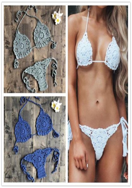 women039s swimwear h80amps90 single layer handmade crochet bikini set women swimsuit female knit bra tie side gstring t6373926, White;black
women039s swimwear h80amps90 single layer handmade crochet bikini set women swimsuit female knit bra tie side gstring t6373926, White;black