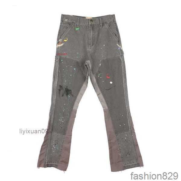 othing fashion pant galleryes depts speckled jeans stitched overalls virgil high street pants flared sweatpants rock streetwear jogger trous, Black
othing fashion pant galleryes depts speckled jeans stitched overalls virgil high street pants flared sweatpants rock streetwear jogger trous, Black
