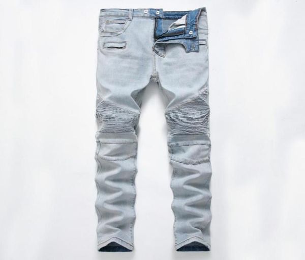 men039s ripped creased light jeans designer long slim trousers with holes mid rise straight size 2840 solid4682260, Blue
men039s ripped creased light jeans designer long slim trousers with holes mid rise straight size 2840 solid4682260, Blue