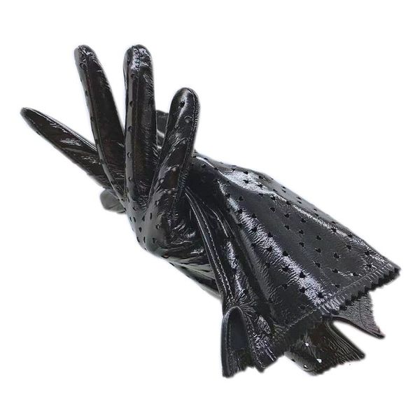 fingerless gloves spring and autumn models ladies wrist fashion patent leather punching gloves sheepskin black 2 230804, Blue;gray
fingerless gloves spring and autumn models ladies wrist fashion patent leather punching gloves sheepskin black 2 230804, Blue;gray