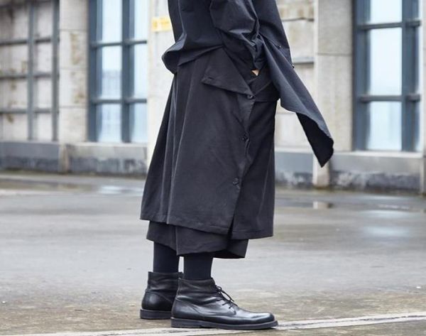 men039s pants men loose casual two style wear wide leg skirt trousers male japan streetwear hip hop punk gothic harem kimono7476871, Black
men039s pants men loose casual two style wear wide leg skirt trousers male japan streetwear hip hop punk gothic harem kimono7476871, Black