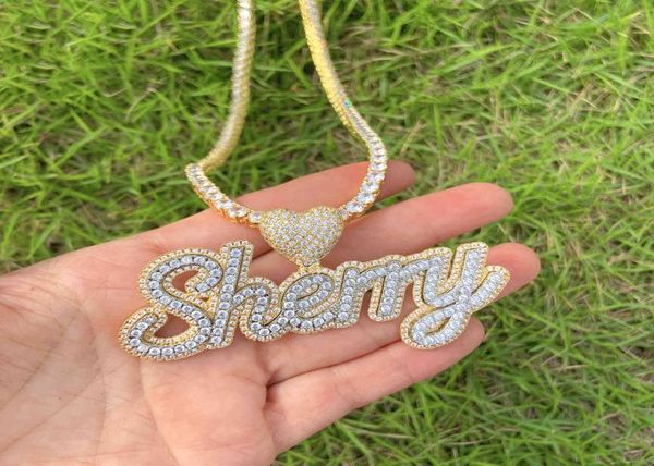 personalized hip hop iced out cz diamond jewelry customized bling letter name heart charm necklace3436080, Silver
personalized hip hop iced out cz diamond jewelry customized bling letter name heart charm necklace3436080, Silver