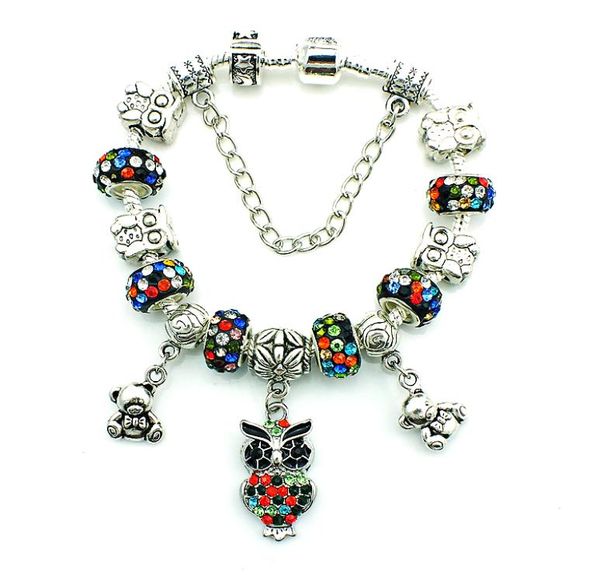 beads owl charm bracelets fashion 5 colors european brand infinity diy bracelets for women jewelry5533405, Black
beads owl charm bracelets fashion 5 colors european brand infinity diy bracelets for women jewelry5533405, Black