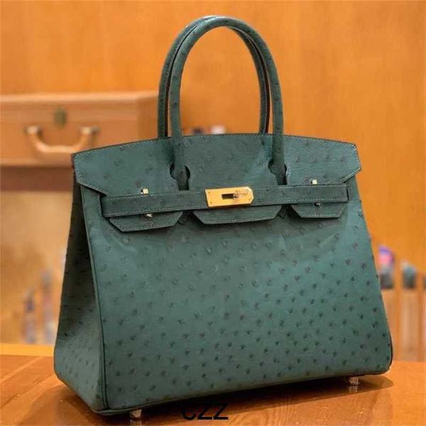 ostrich handbag birkins women designer bag wax skin women's capacity hand green genuine leather
ostrich handbag birkins women designer bag wax skin women's capacity hand green genuine leather