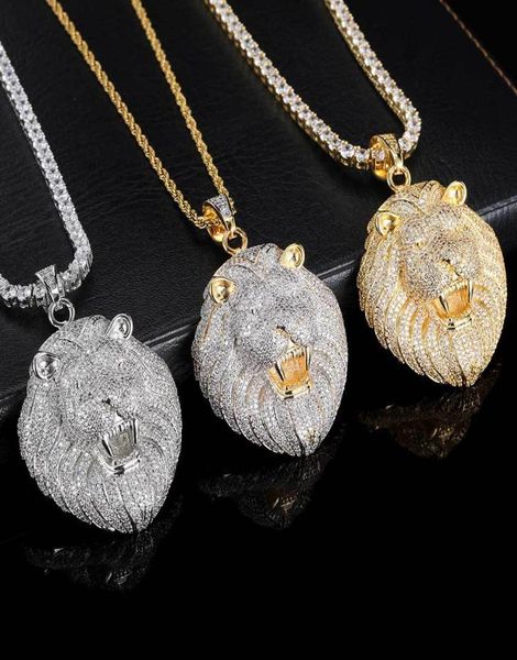hiphop full diamond lion head pendant copper inlaid zircon personality men039s necklace jewelry7522092, Silver
hiphop full diamond lion head pendant copper inlaid zircon personality men039s necklace jewelry7522092, Silver