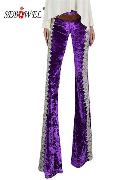 sebowel autumn winter greenpurple crochet splice lace velvet flares pants for woman new design female bellbottomed pants sxl y22901871, Black;white
sebowel autumn winter greenpurple crochet splice lace velvet flares pants for woman new design female bellbottomed pants sxl y22901871, Black;white