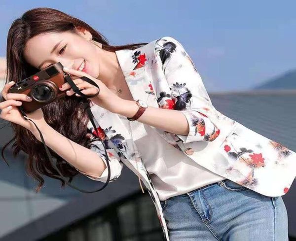 women039s suits blazers floral print sunscreen slim cardigan thin for women coat elegant three quarter office lady 2021 autum9492557, White;black
women039s suits blazers floral print sunscreen slim cardigan thin for women coat elegant three quarter office lady 2021 autum9492557, White;black