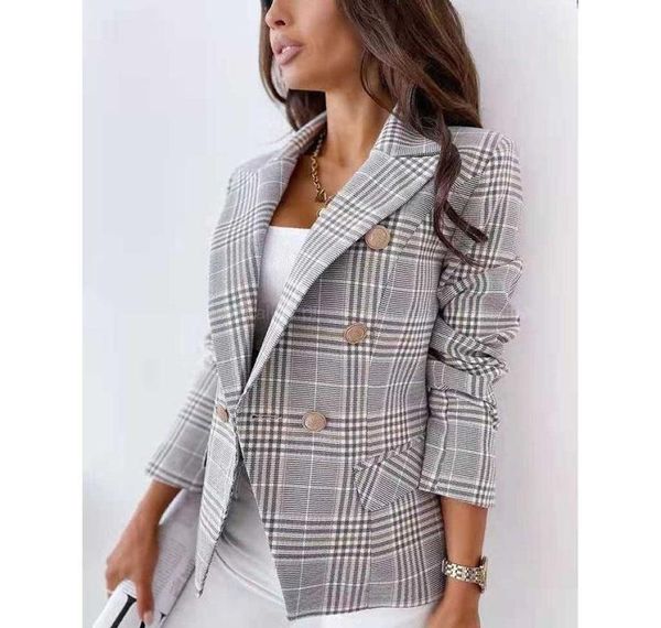 women039s suits blazers plaid blazer women long sleeve casual female for double breasted 2021 button jacket coat5263461, White;black
women039s suits blazers plaid blazer women long sleeve casual female for double breasted 2021 button jacket coat5263461, White;black