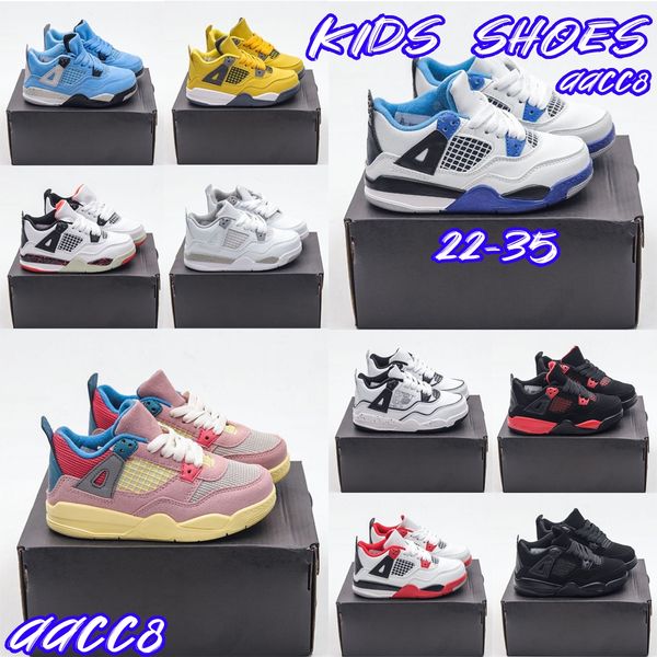 kids shoes 4s baby boys girls childrens boys shoes athletics outdoor basketball sports new color youth size 28-35, Black
kids shoes 4s baby boys girls childrens boys shoes athletics outdoor basketball sports new color youth size 28-35, Black
