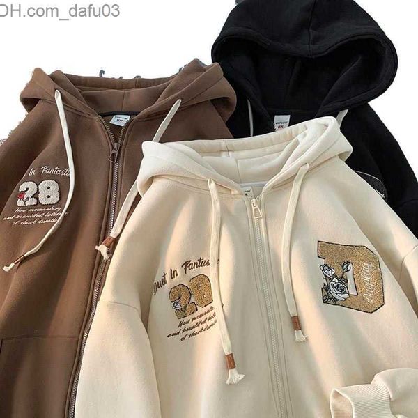 men's hoodies sweatshirts us embroidery y2k hoodie zipper cardigan sweaters for men and women hooded sweaters vintage trendy coat loose, Black
men's hoodies sweatshirts us embroidery y2k hoodie zipper cardigan sweaters for men and women hooded sweaters vintage trendy coat loose, Black